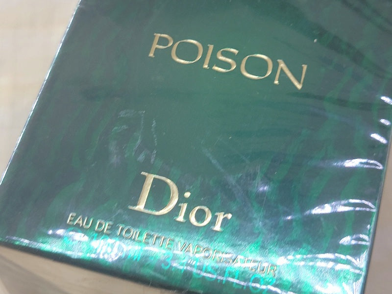 Poison Christian Dior EDT Spray 100 ml 3.4 oz OR 50 ml 1.7 oz, Vintage, Rare, Sealed