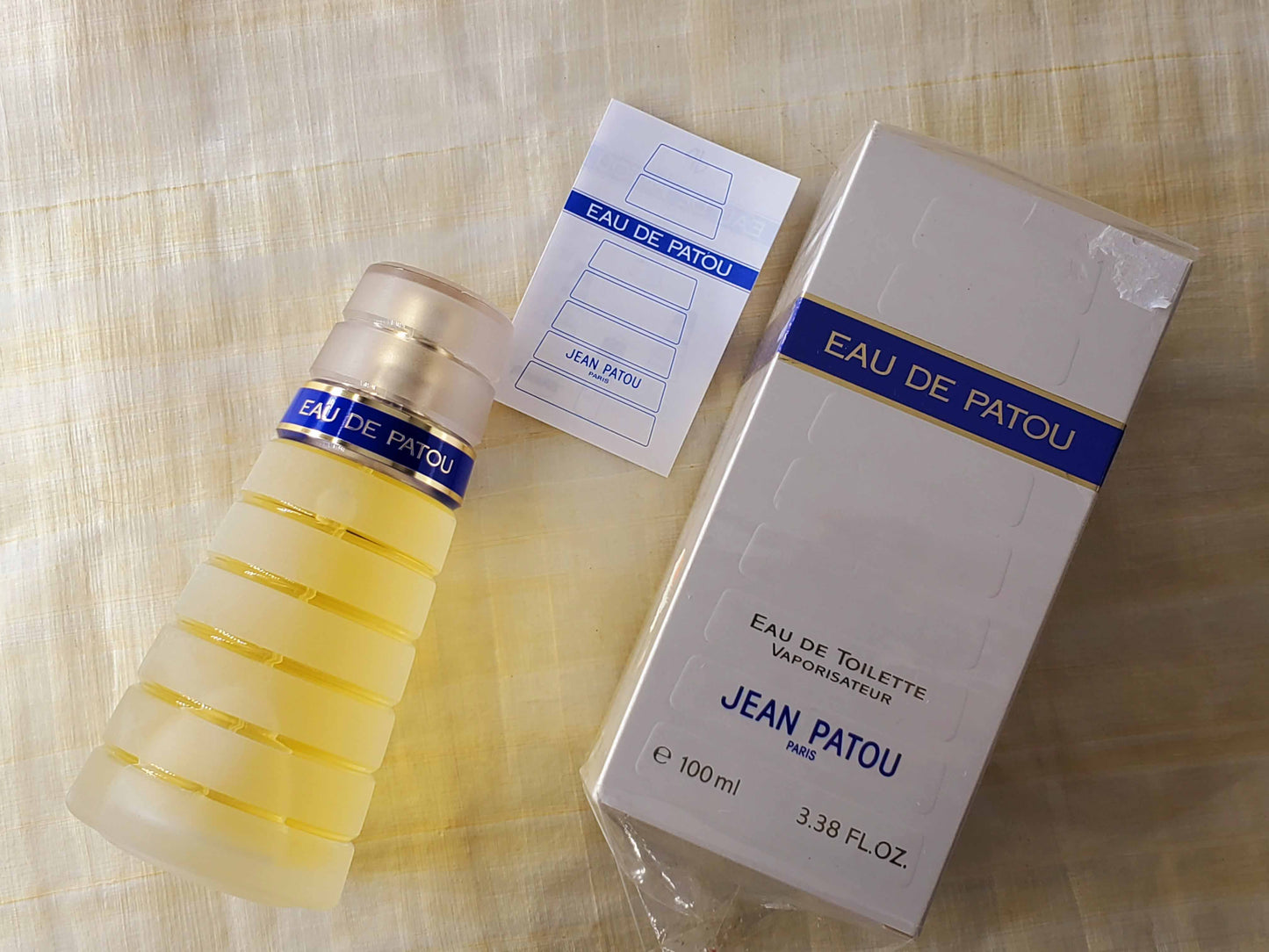 Eau de Patou Jean Patou for women EDT Spray 100 ml 3.4 oz, Vintage, Rare, Sealed
