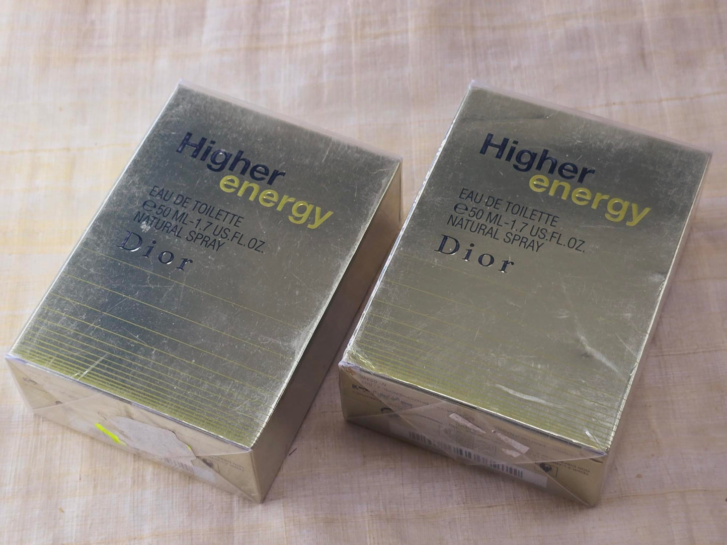 Higher Energy Dior for men EDT Spray Bundle 50 ml 1.7 oz X 2, Rare, Vintage, Sealed