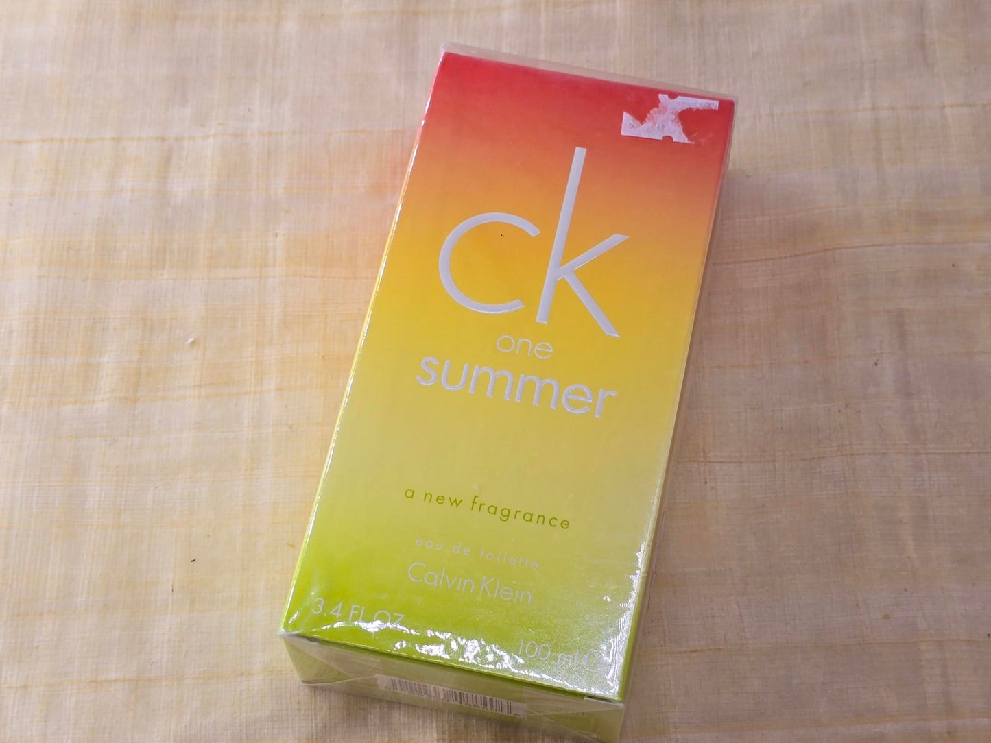 CK One Summer 2007 Calvin Klein Unisex EDT Spray 100 ml 3.4 oz, Vintage, Rare, Sealed