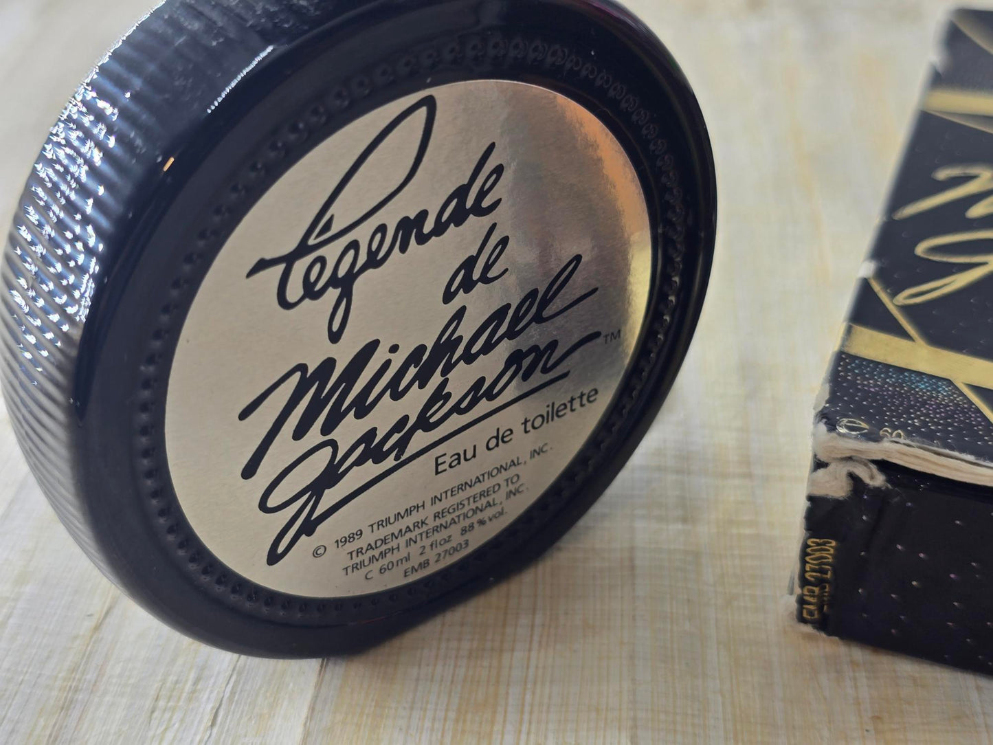 Légende de Michael Jackson Michael Jackson for men EDT Spray 60 ml 2 oz, Vintage, Rare