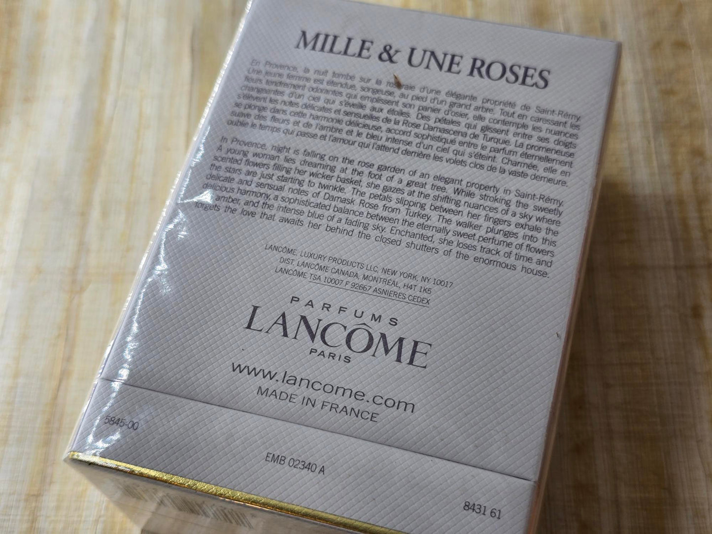 Mille et Une Roses Lancôme for women EDP Spray 50 ml 1.7 oz, Vintage, Sealed