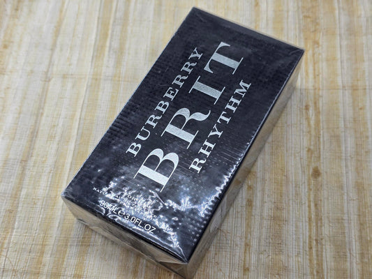 Burberry Brit Rhythm Burberry for men EDT Spray 90 ml 3 oz, Vintage, Rare, Sealed