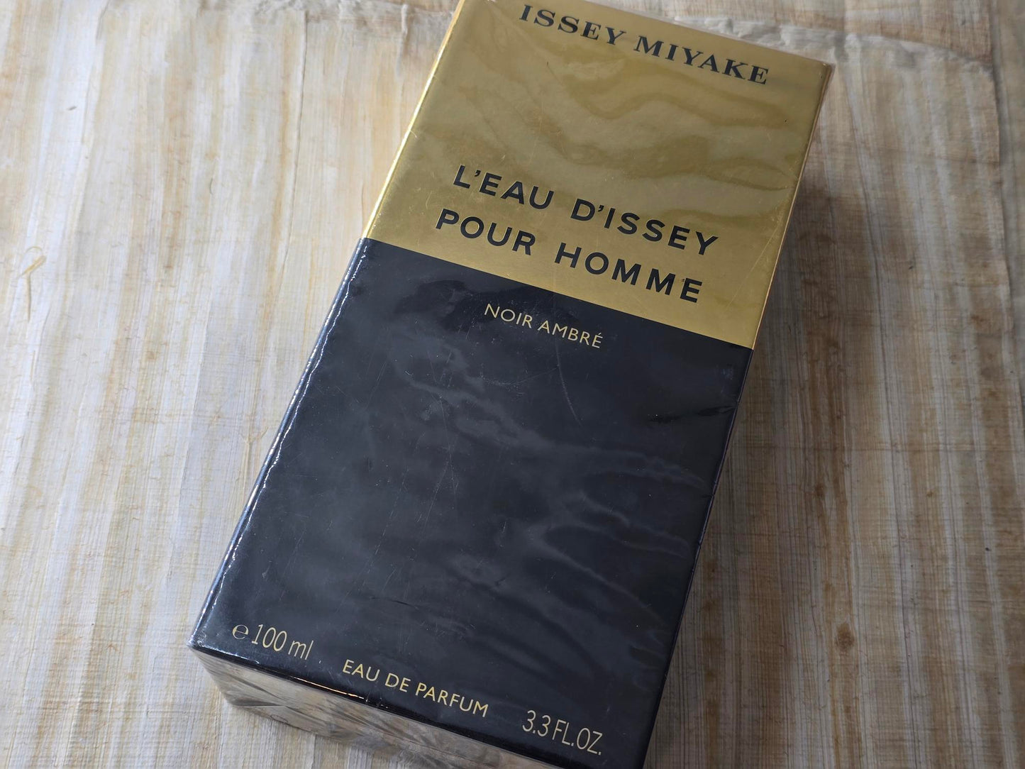 L'Eau d'Issey Pour Homme Noir Ambre Issey Miyake for men EDP Spray 100 ml 3.4 oz – Rare, Vintage 2016 First Edition, Original Bottle