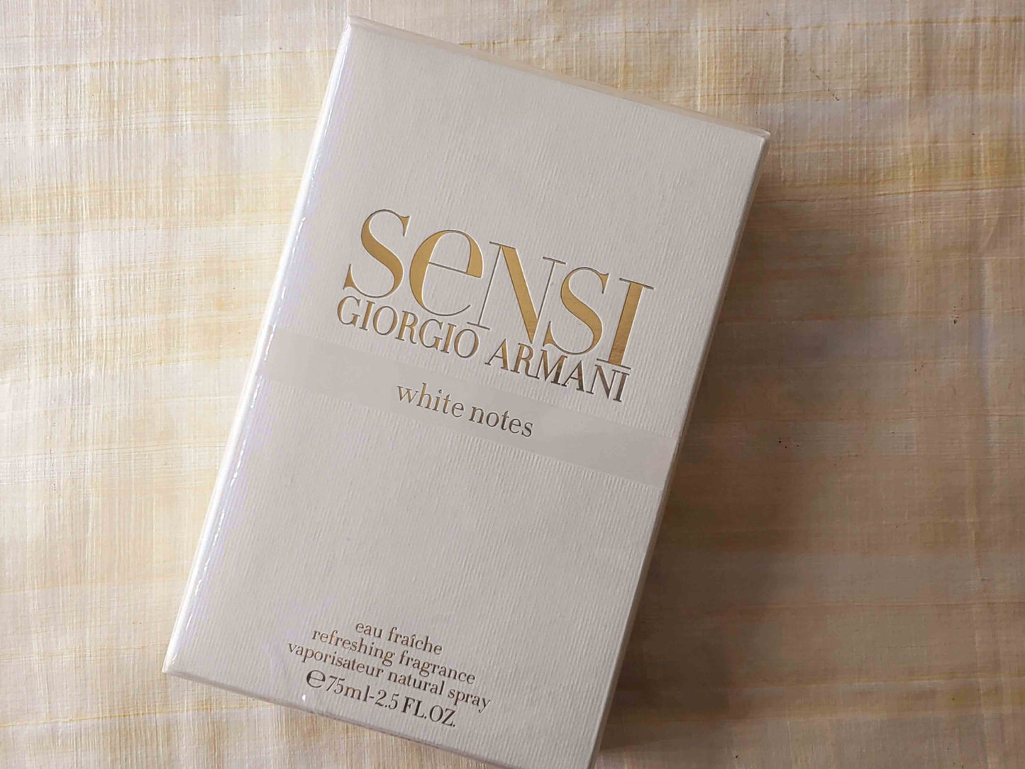 Sensi White Notes Giorgio Armani for women Eau Fraiche 75 ml 2.5 oz, Vintage, Rare, Sealed