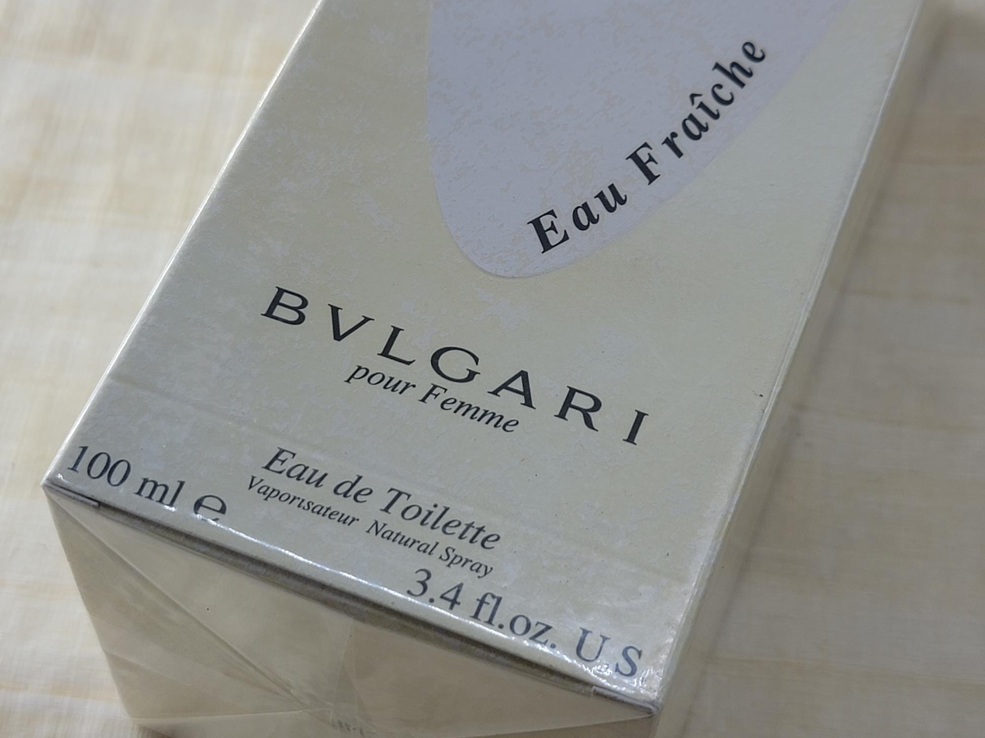 Eau Fraiche Bvlgari for women EDT spray 100 ml 3.4 oz, Vintage, Sealed –  Perfumani