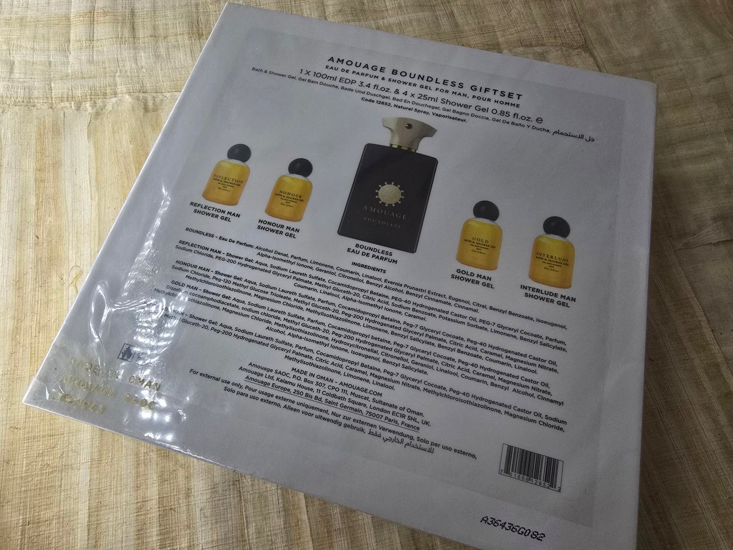 Amouage Boundless - Unisex EDP Vintage Oman 2022 (100ml / 3.4oz) - Set