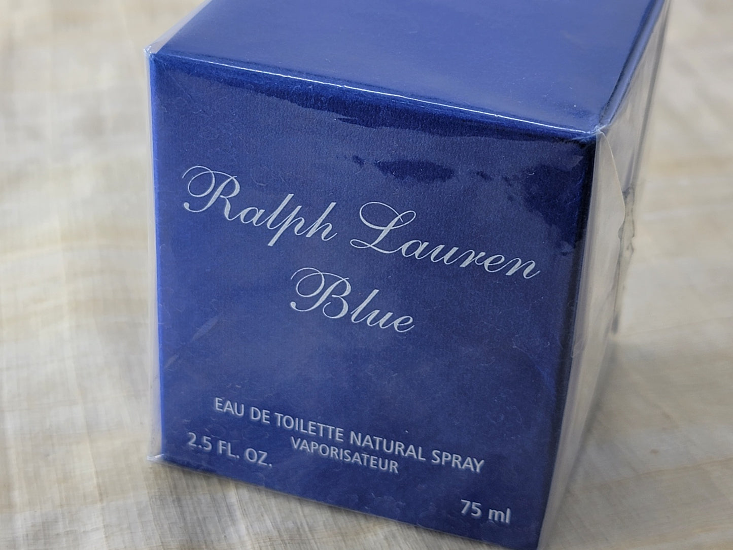 Ralph Lauren Blue for women EDT Spray 125 ml 4.2 oz Or 75 ml 2.5 oz, Rare, Vintage, Sealed