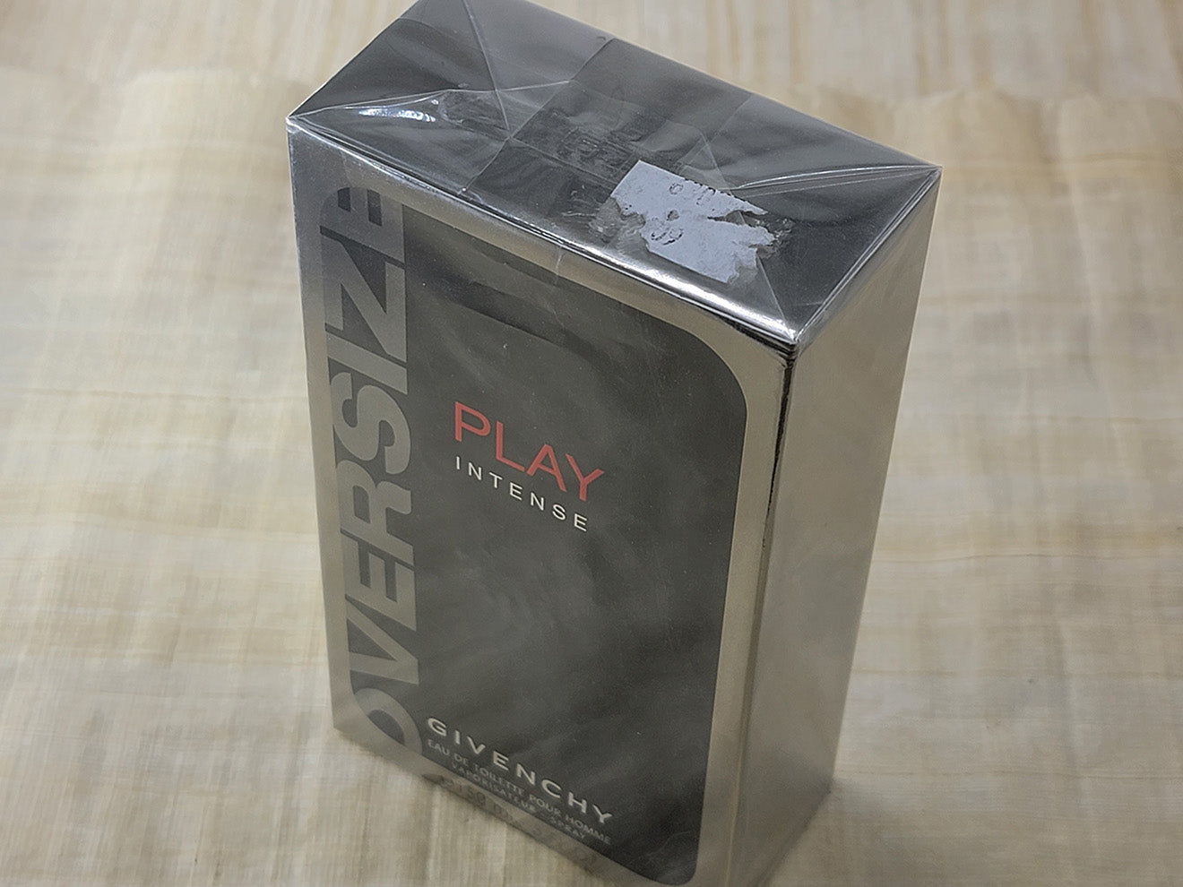 Givenchy Play Intense for men EDT Spray 150 ml 5 oz OR 100 ml 3.4 oz OR 50 ml 1.7 oz, Vintage, Rare, Sealed