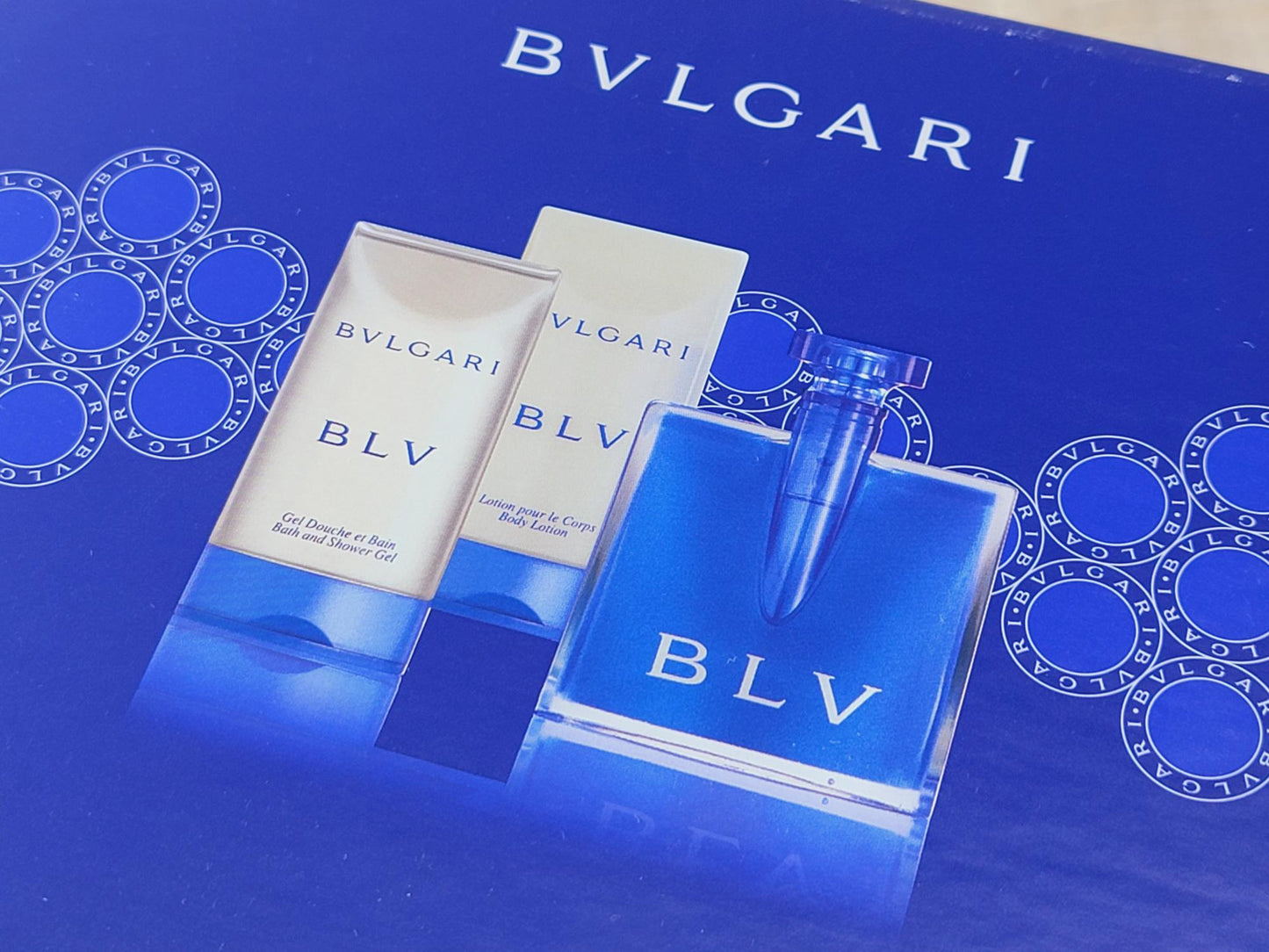 BLV by BVLGARI 40 ml 1.3 oz EDP Spray + body lotion & shower gel, Vintage, Rare