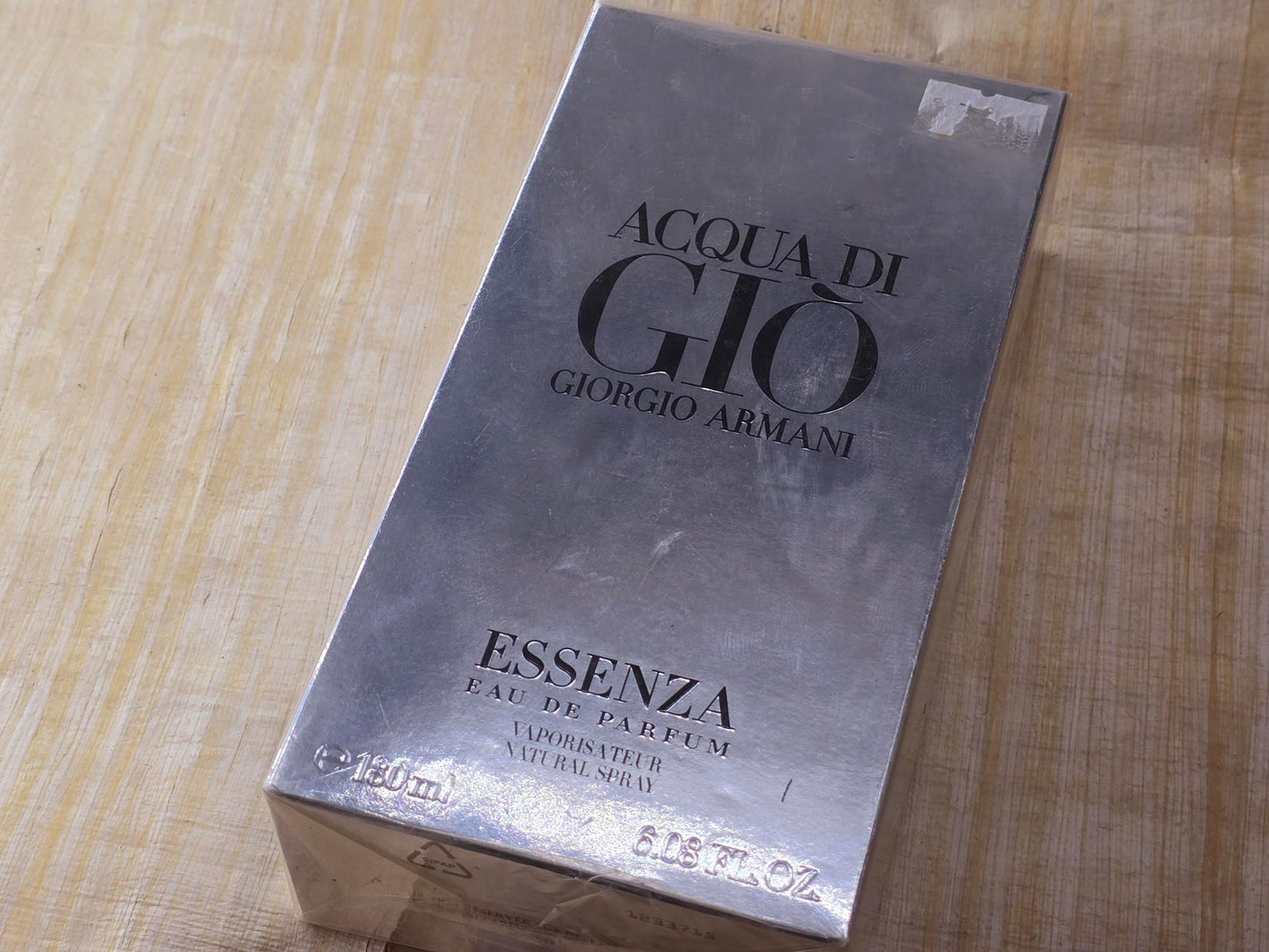 Acqua di Gio Essenza Giorgio Armani for men EDP Spray 180 ml 6.08 oz OR 75 ml 2.5 oz, Rare, Vintage, Sealed