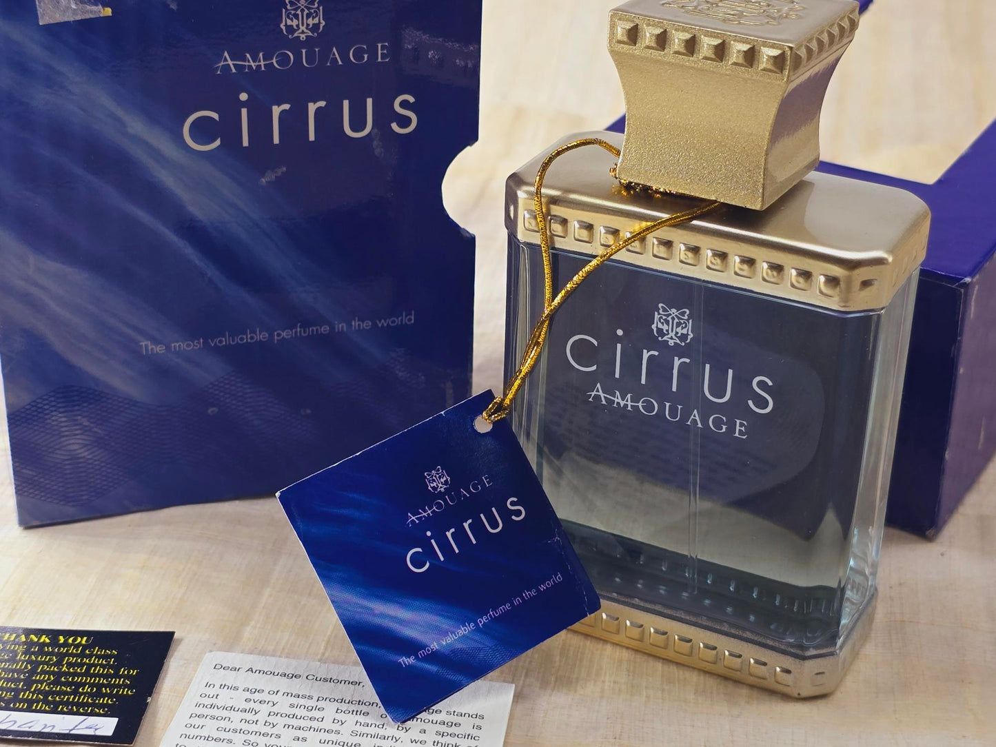 Cirrus By Amouage for Men EDT Spray 75 ml 2.5 oz, Rare, Vintage, Rare