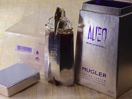 Alien Musc Mysterieux Mugler for women EDP Spray 90 ml 3 oz, Vintage, Rare