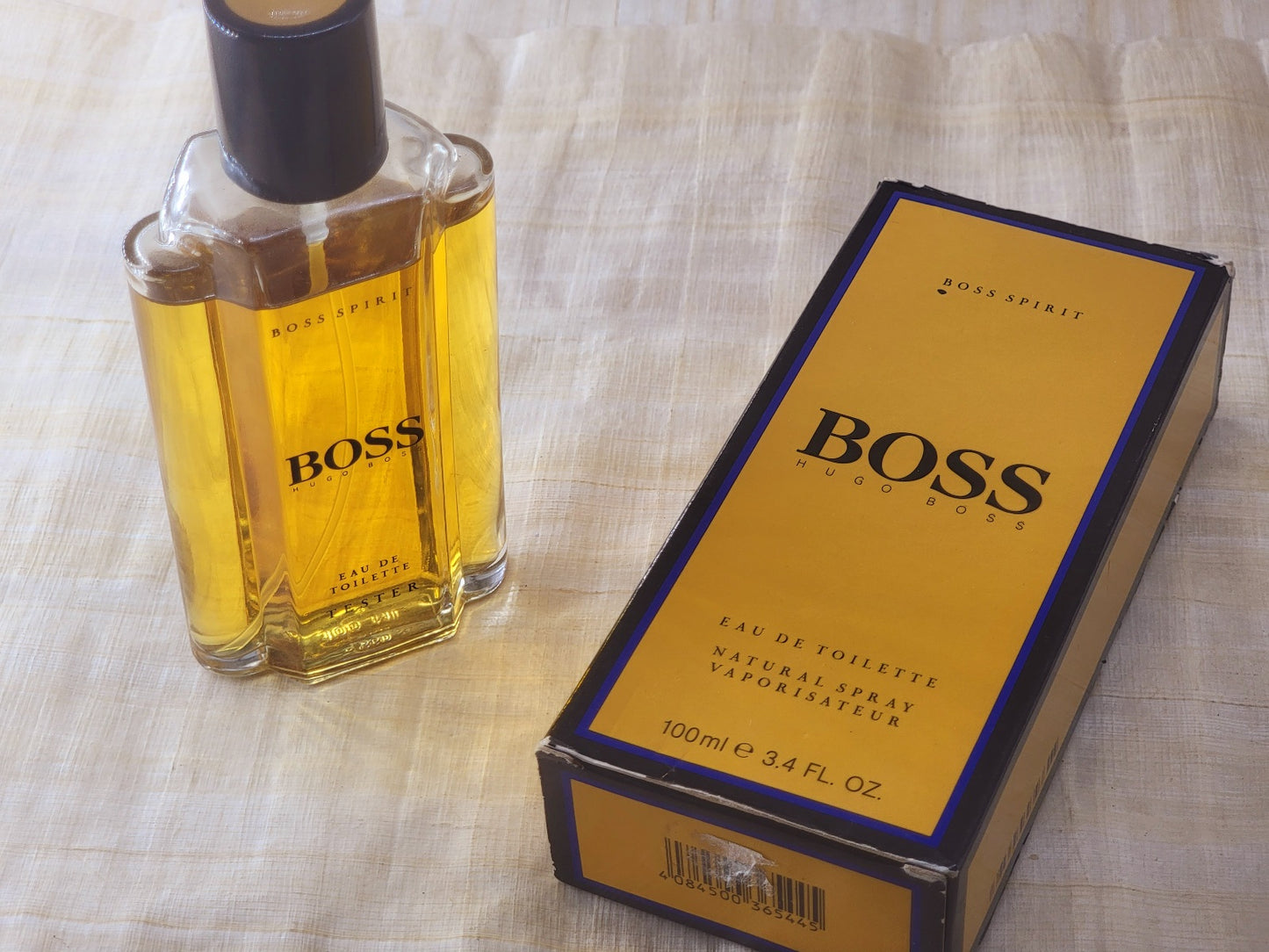 Boss Spirit Hugo Boss for men EDT Spray 100 ml 3.4 oz, Vintage, Rare, As Pics