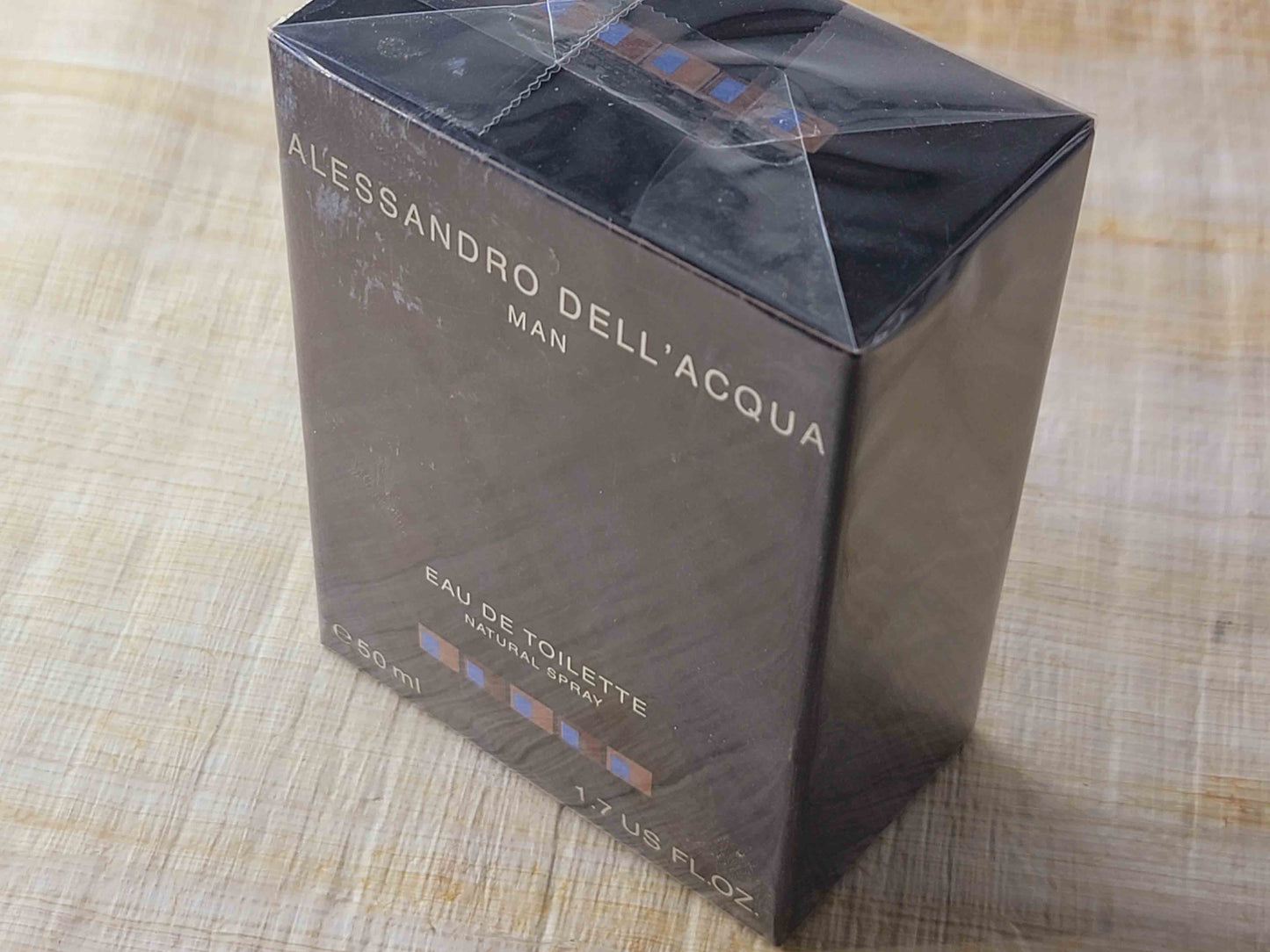 Alessandro Dell' Acqua Man for men EDT Spray 50 ml 1.7 oz, Rare, Vintage, Sealed