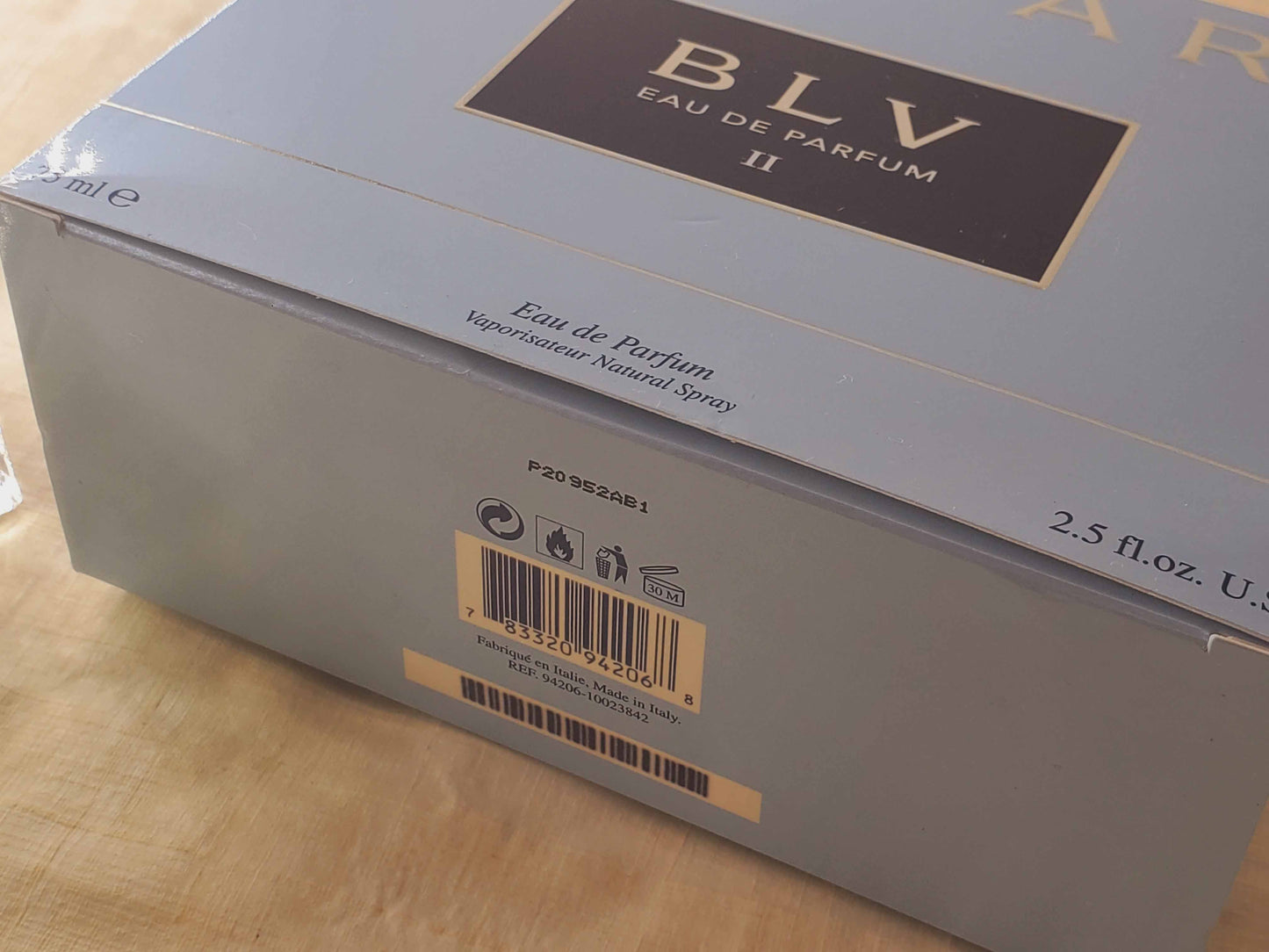 BLV II Bvlgari for women EDP Spray 75 ml 2.5 oz OR 50 ml 1.7 oz, Rare, Vintage