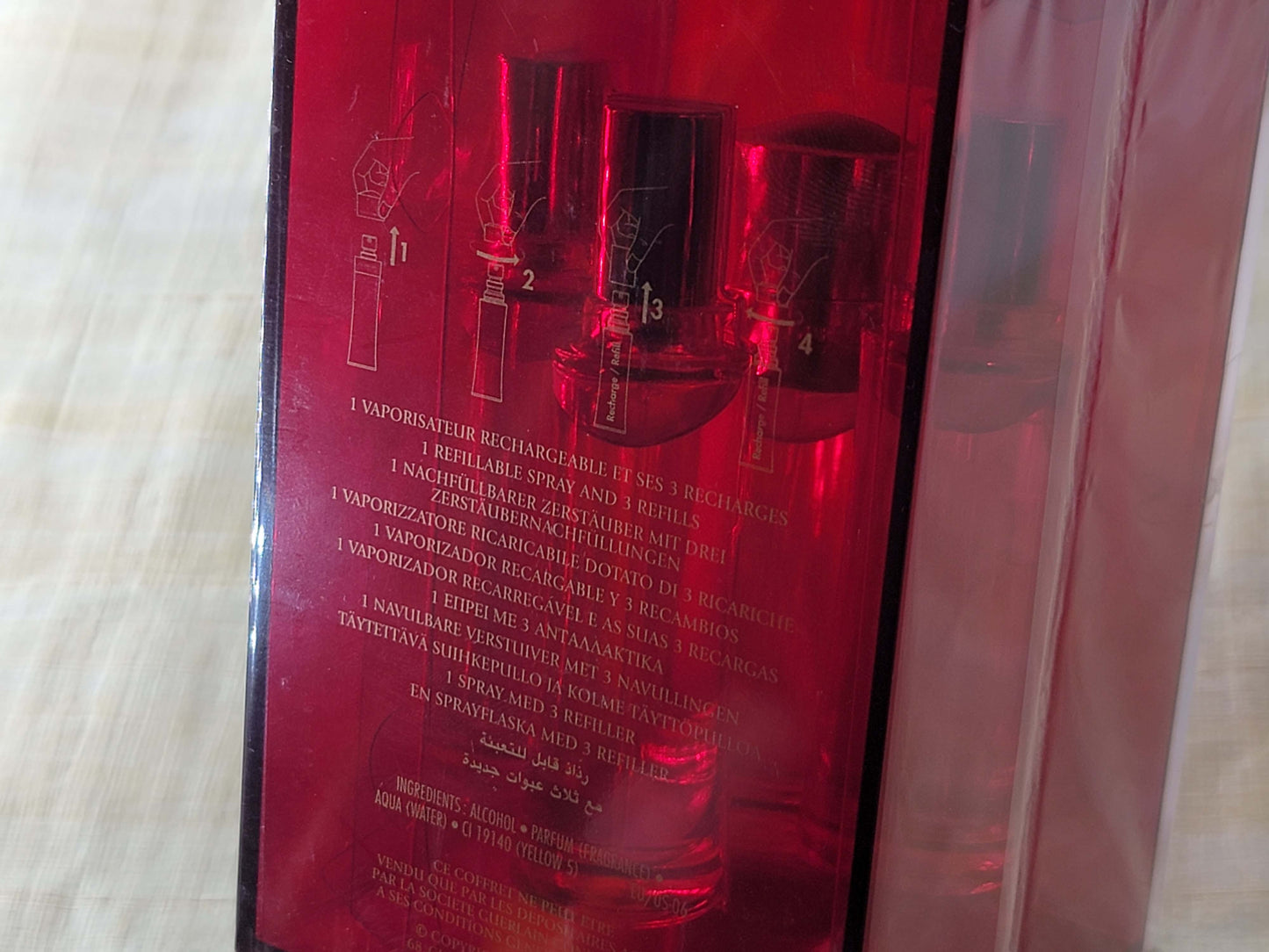 Samsara Guerlain for women EDT Purse Spray 4 × 15 ml e 4 × 0.5 FLOZ, Rare, Vintage