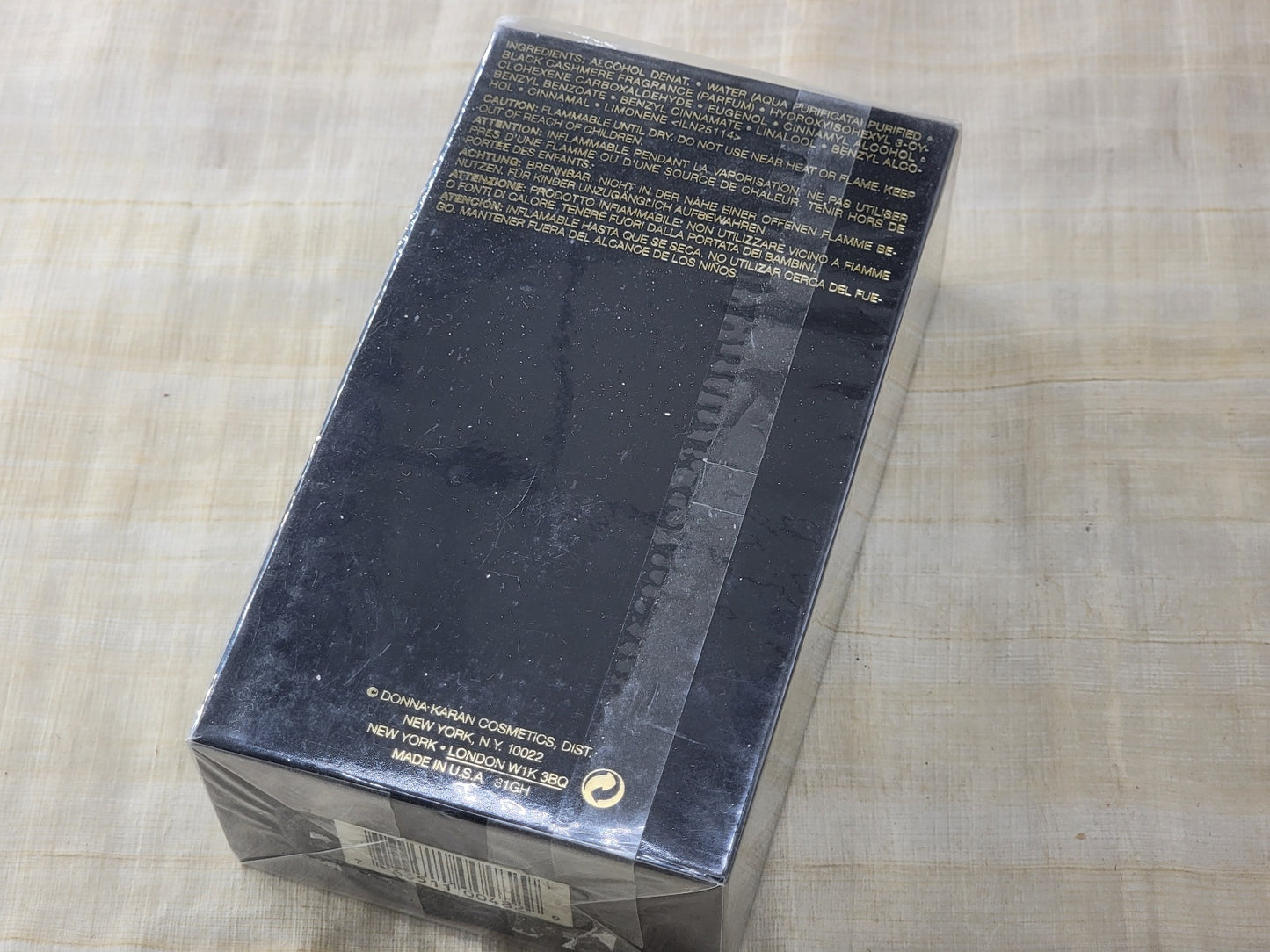 Black Cashmere Donna Karan EDP Spray 100 ml 3.4 oz OR 50 ml 1.7 oz, Vintage, Rare, Sealed