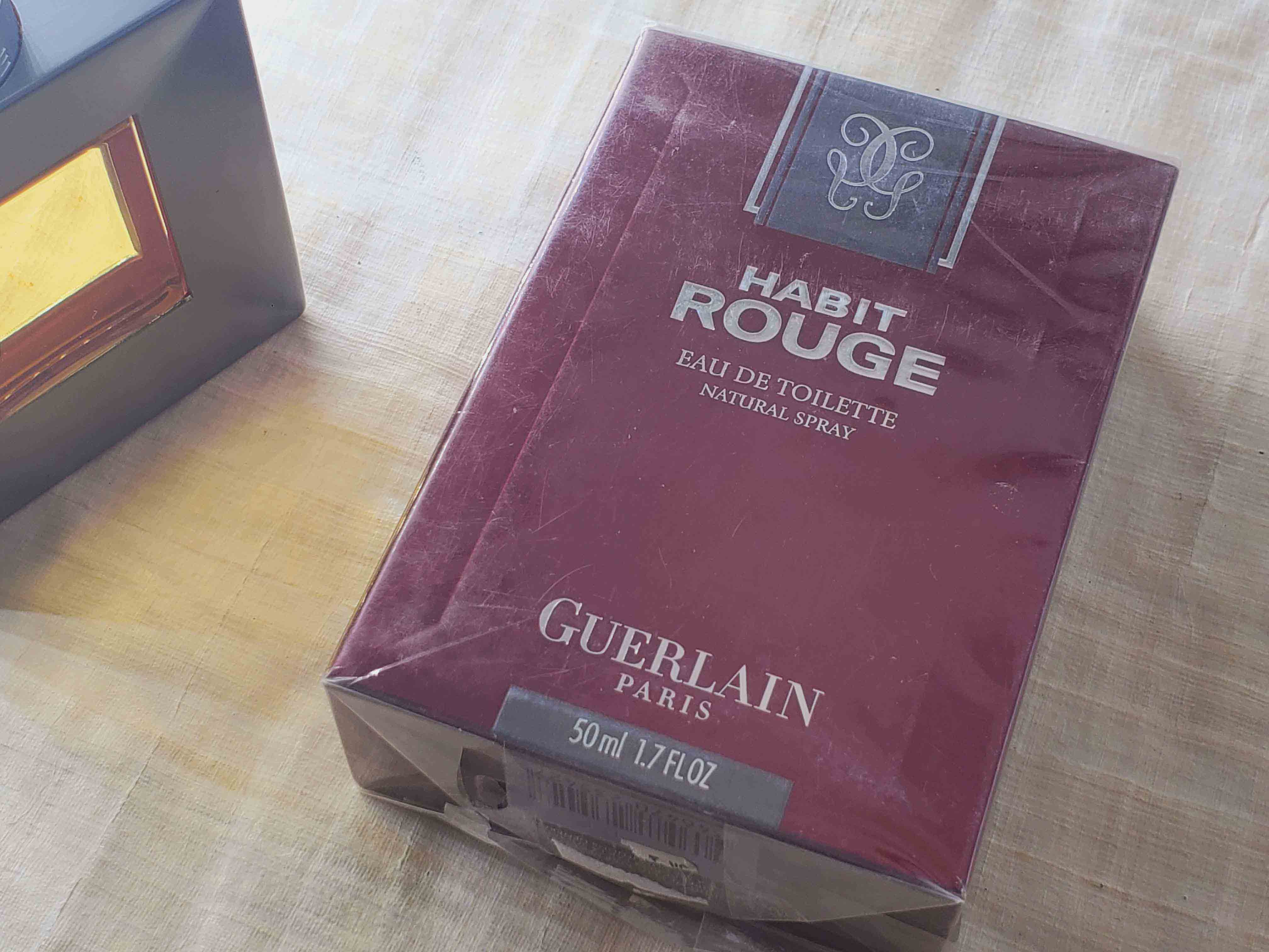 Guerlain Habit Rouge for men 3.4 fl.oz EDT spray popular with sealed box