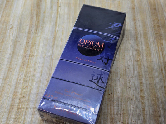 Opium Poesie de Chine pour Homme Yves Saint Laurent for men EDT Spray 100 ml 3.4 oz, Rare, Vintage, Sealed
