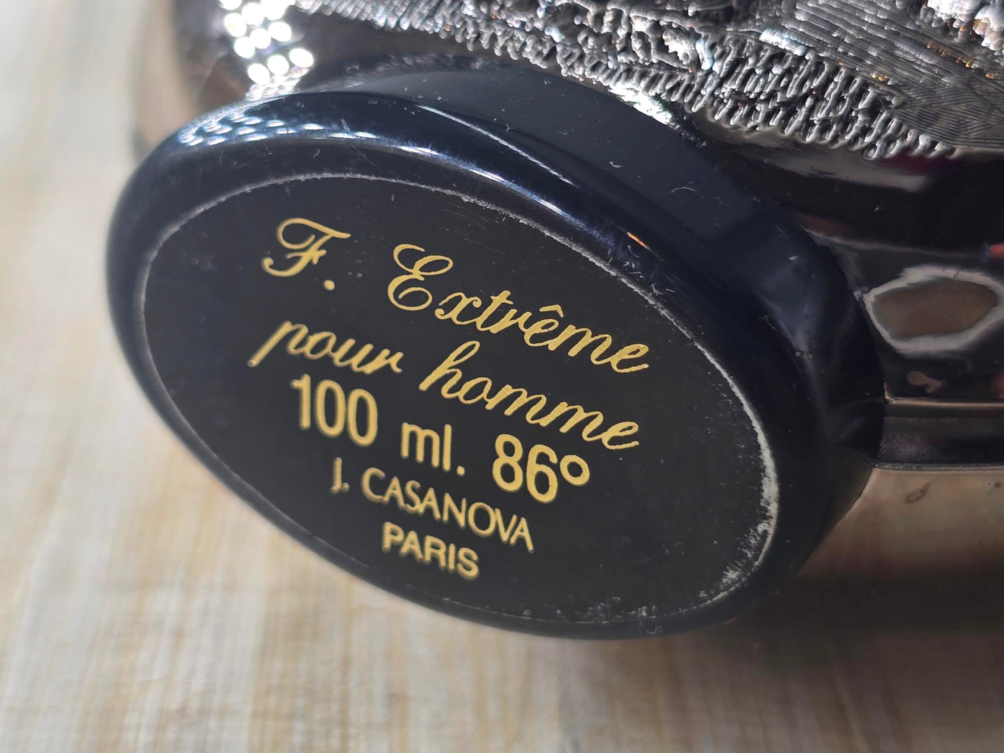 F. Extreme pour Homme J. Casanova for Men EDP Spray 100 ml 3.4 oz, Vintage, Rare, Tester