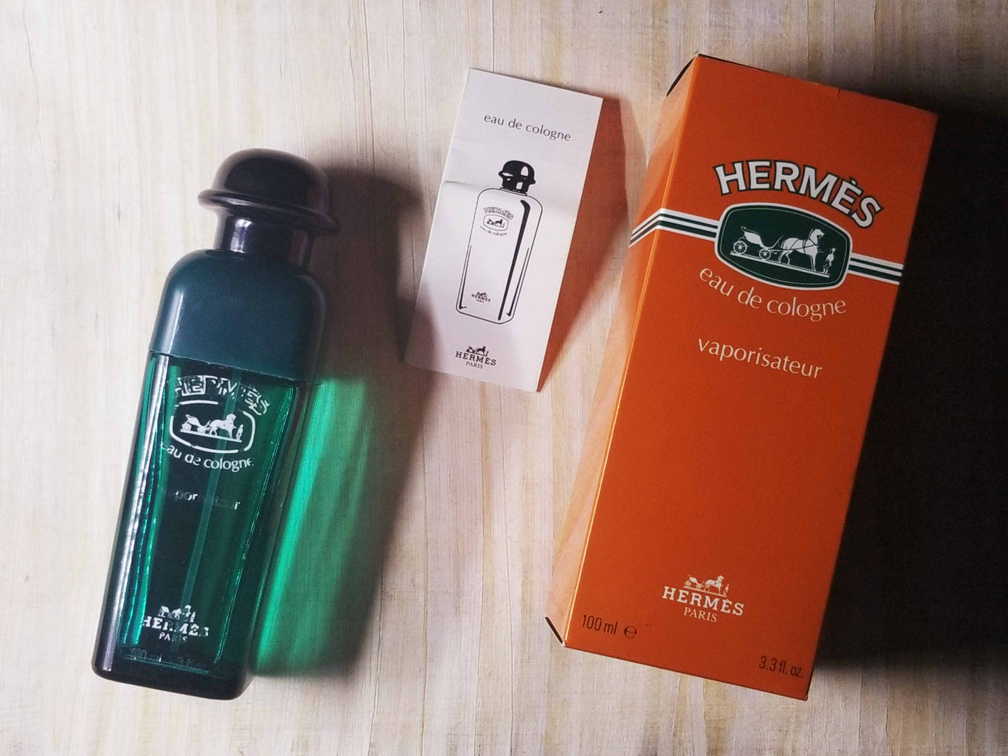 Eau de Cologne Hermes Unisex EDC Spray 100 ml 3.4 oz, Vintage, Rare, First Version No Barcode