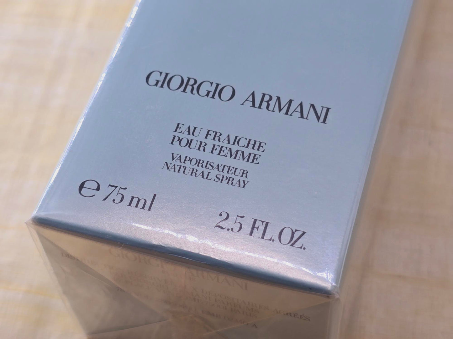 Summer Mania Eau Fraiche pour Femme Giorgio Armani for women 75 ml 2.5 oz, Vintage, Rare, Sealed