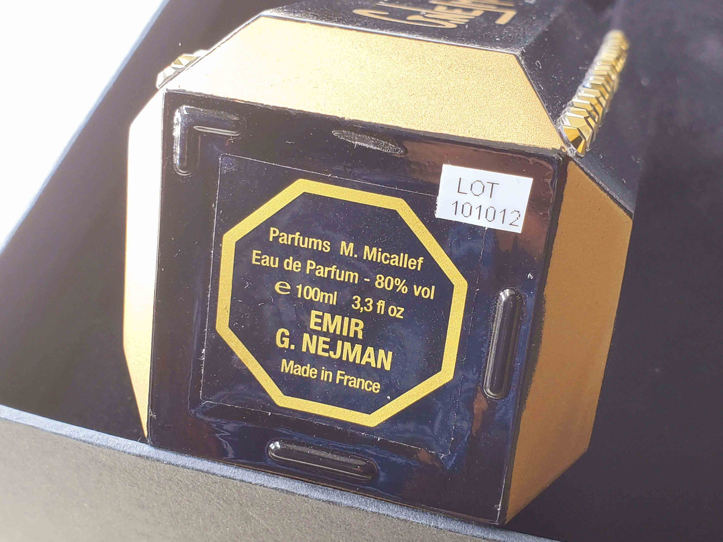 G.Nejman Emir Special Edition for men EDP Spray 100 ml 3.4 oz 75% Full, Vintage, Rare, USED