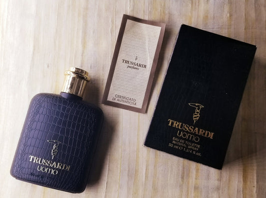 Trussardi Uomo for men EDT Spray 100 ml 3.4 oz, Vintage, Rare