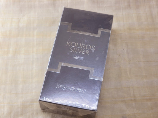 Yves Saint Laurent Kouros Silver for men EDT Spray 100 ml 3.4 oz, Rare, Vintage, Sealed
