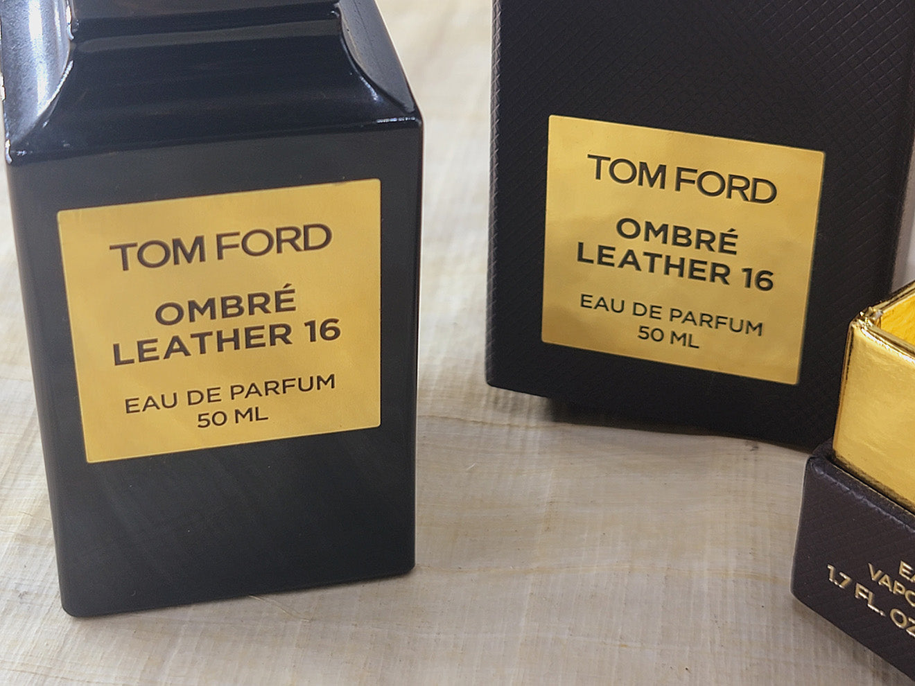 Ombre Leather 16 Tom Ford Unisex EDP Spray 50 ml 1.7 oz, Rare, Vintage, As Pics