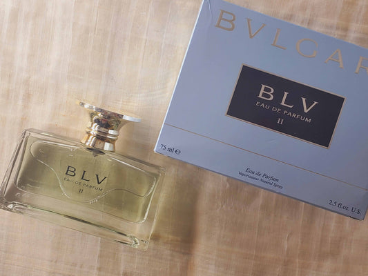 BLV II Bvlgari for women EDP Spray 75 ml 2.5 oz OR 50 ml 1.7 oz, Rare, Vintage