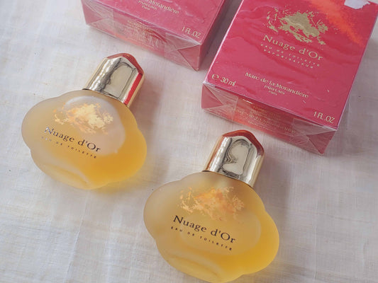 Nuage d'Or Marc de la Morandiere for women EDT Spray 50+50 ml 3.4 oz OR 30+30 ml 2 oz, Vintage, Rare, As Pic