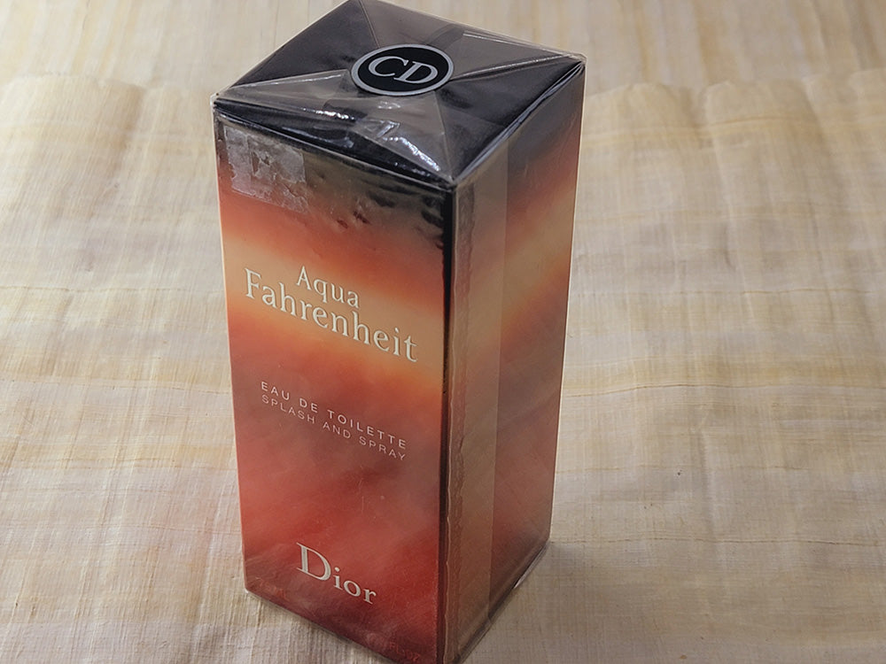 Aqua Fahrenheit Dior for men EDT Spray 125 ml 4.2 oz OR 75 ml 2.5 oz, Rare, Vintage