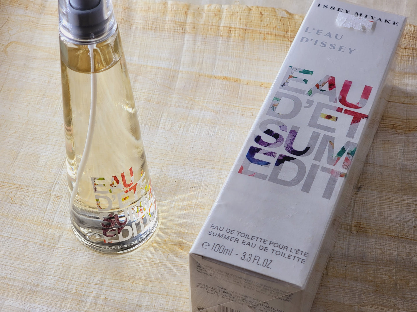 L'eau d'Issey Eau D'Ete Summer Edition Issey Miyake for women 2009 EDT Spray 100 ml 3.4 oz, Vintage, Sealed