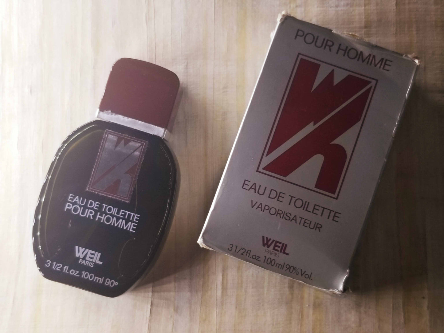 Weil Pour Homme for men EDT Spray 100 ml 3.4 oz, Vintage, Rare