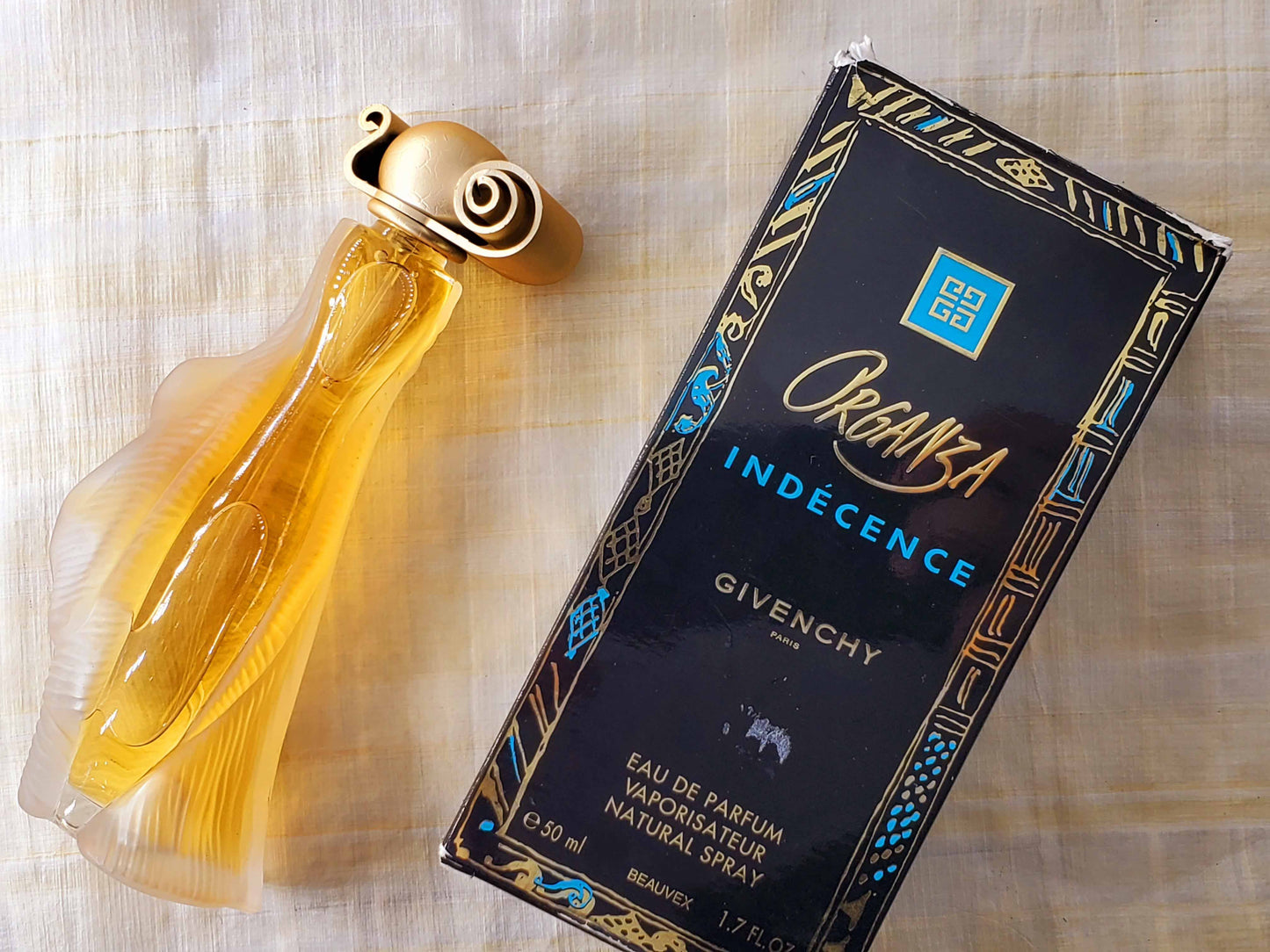 Organza Indecence Givenchy for women EDP Spray 50 ml 1.7 oz, Vintage, Rare, As Pic