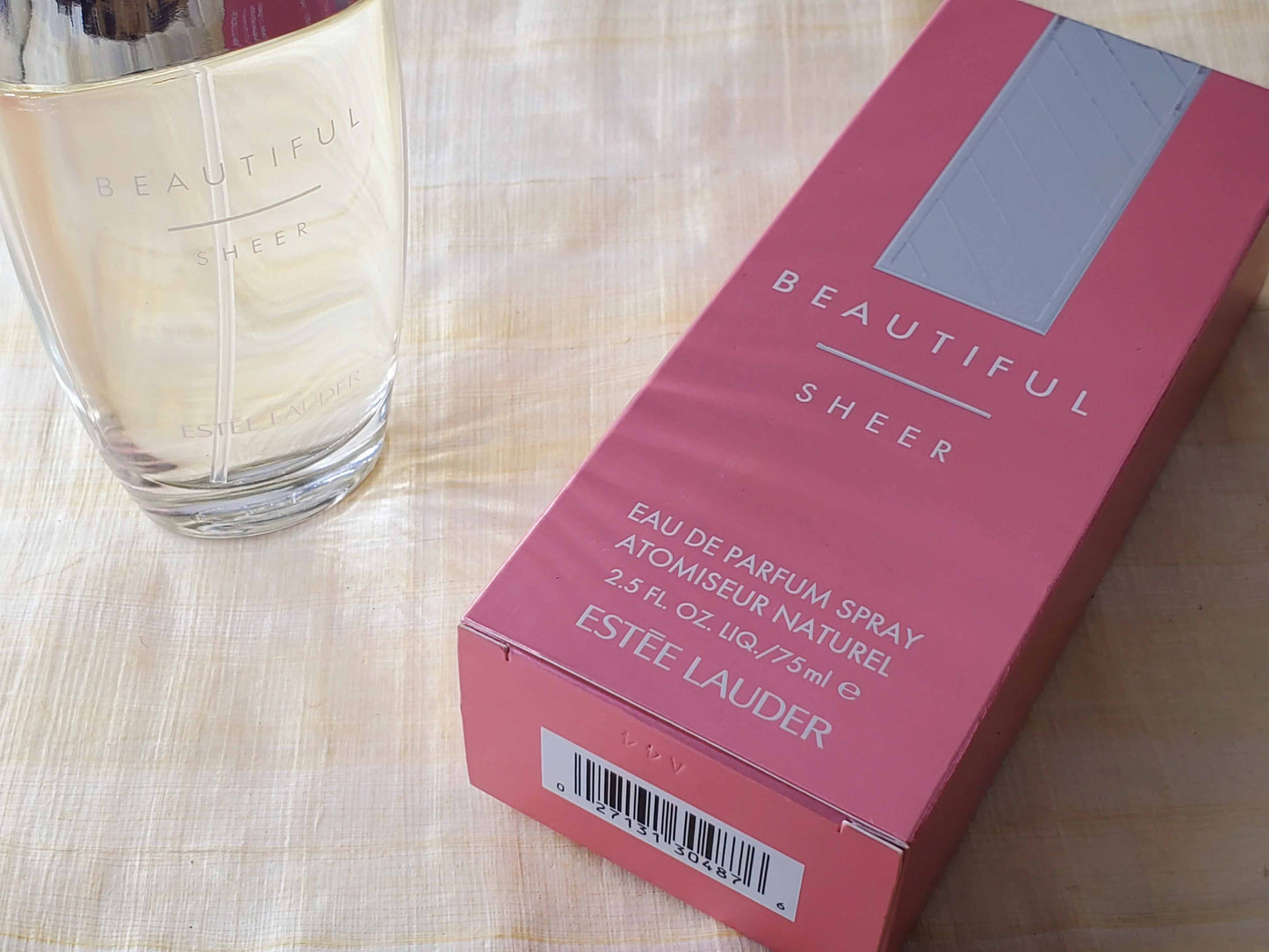 Beautiful Sheer Estée Lauder for women EDP Spray 75 ml 2.5 oz OR 30 ml 1 oz, Vintage