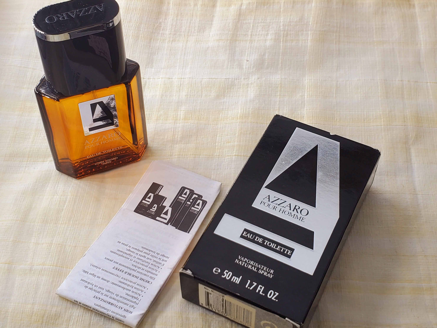 Azzaro Pour Homme 1980s for men EDT Spray 50 ml 1.7 oz, Rare, Vintage