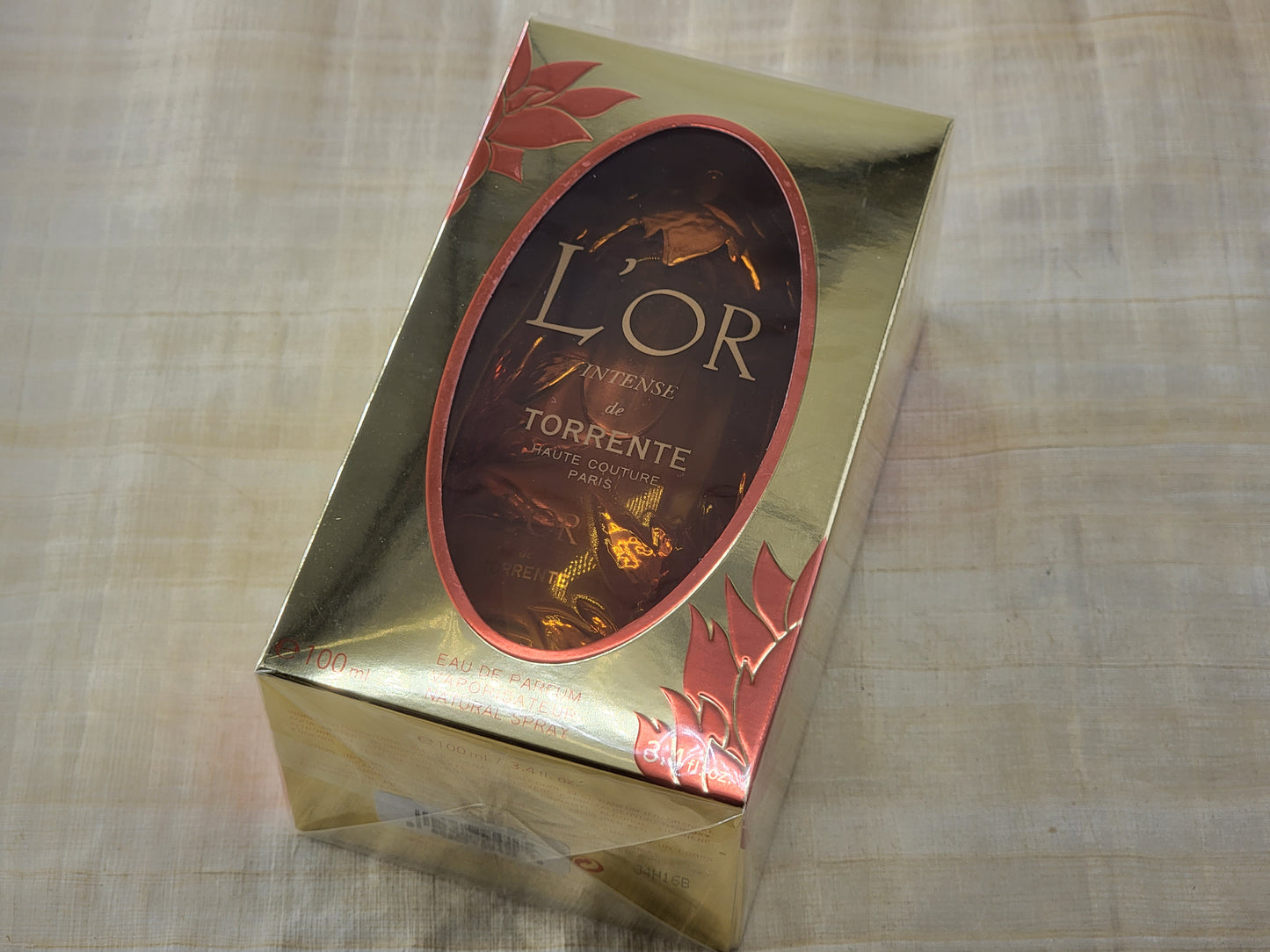 L'Or Intense Torrente for women EDP Spray 100 ml 3.4 oz, Vintage, Rare