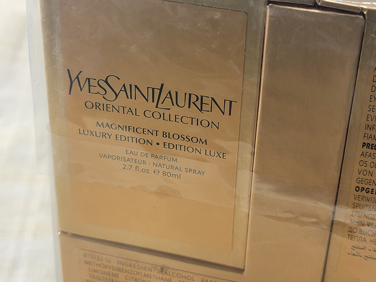 Magnificent Blossom Yves Saint Laurent Luxury Edition Unisex EDP Spray 80 ml 2.7 oz, Vintage, Rare