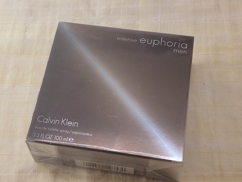 Euphoria Men Intense Calvin Klein for men EDT Spray 100 ml 3.4 oz, Vintage, Rare, Sealed