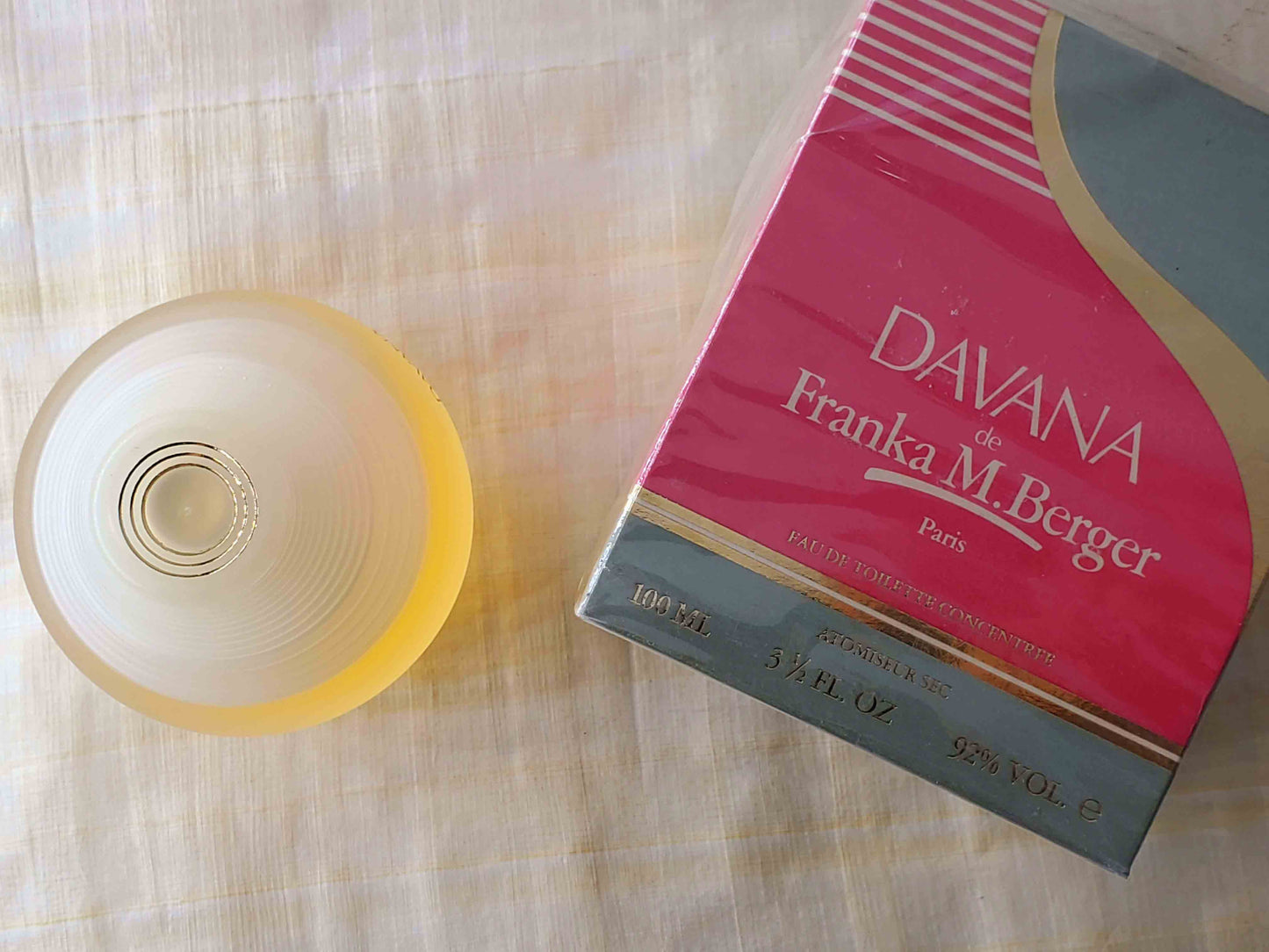 Davana Franka M. Berger for women EDT Spray 100 ml 3.4 oz, Vintage, Rare