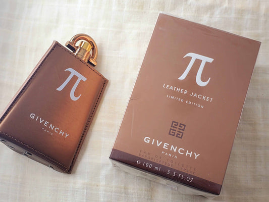 Pi Leather Jacket Givenchy for men EDT Spray 100 ml 3.4 oz, Vintage, Rare