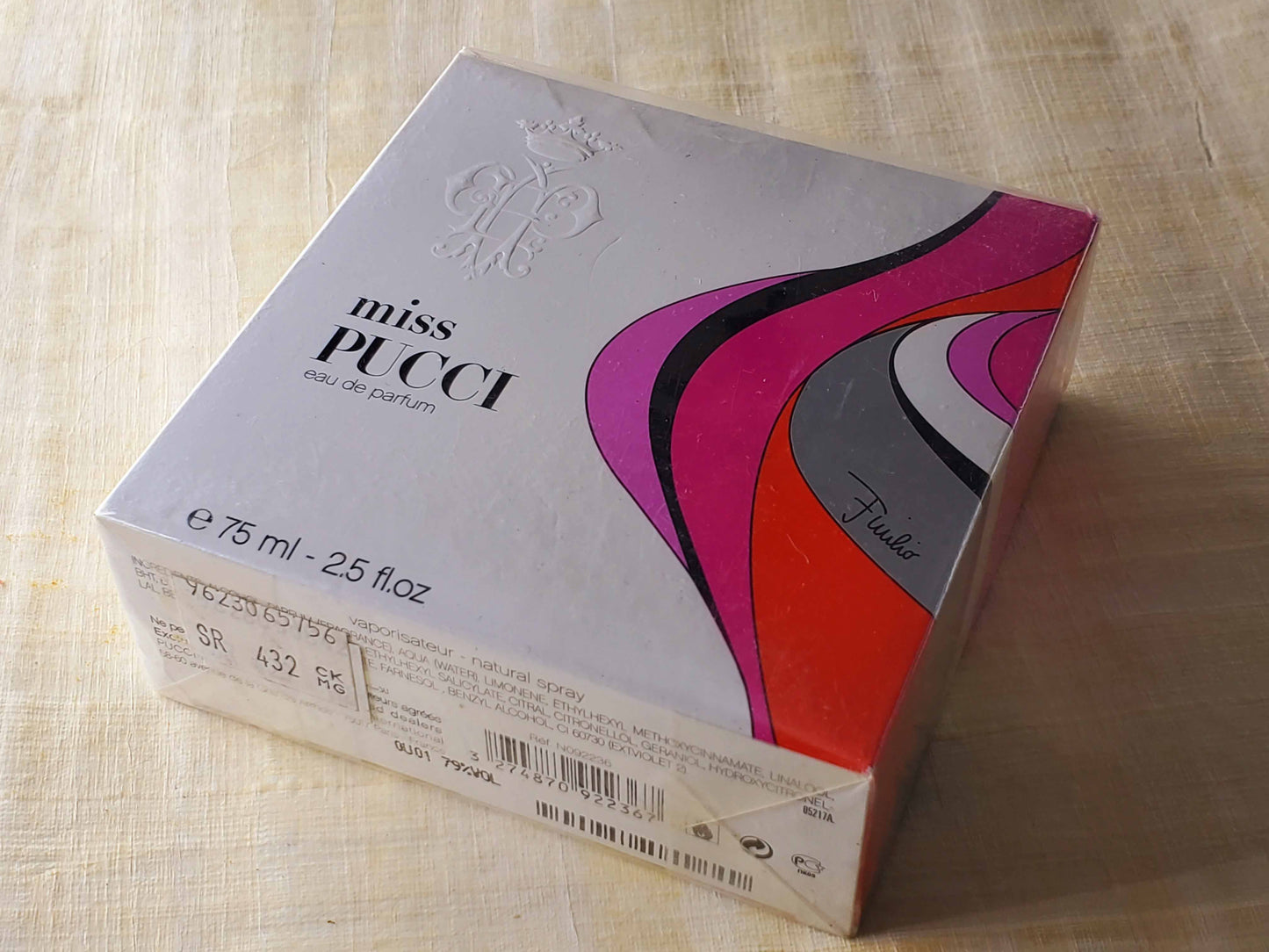 Miss Pucci Emilio Pucci for women EDP Spray 75 ml 2.5 oz, Rare, Vintage, Sealed