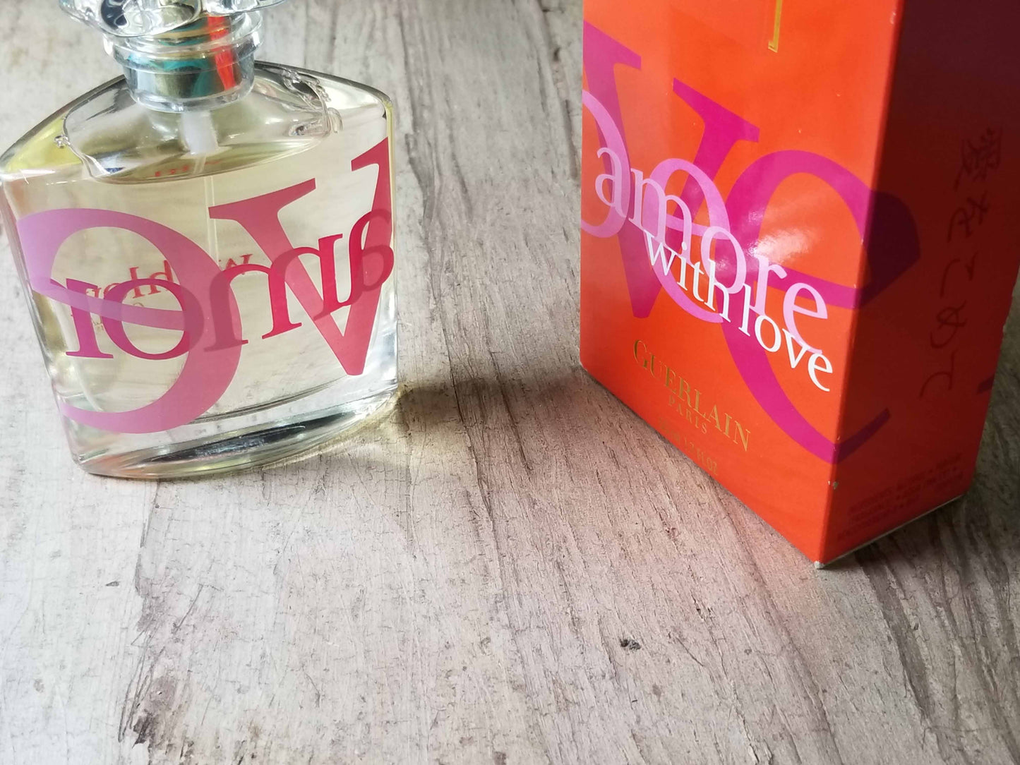 Amore With Love By Guerlain EDT Spray 50 ml 1.7 oz, Vintage, Rare