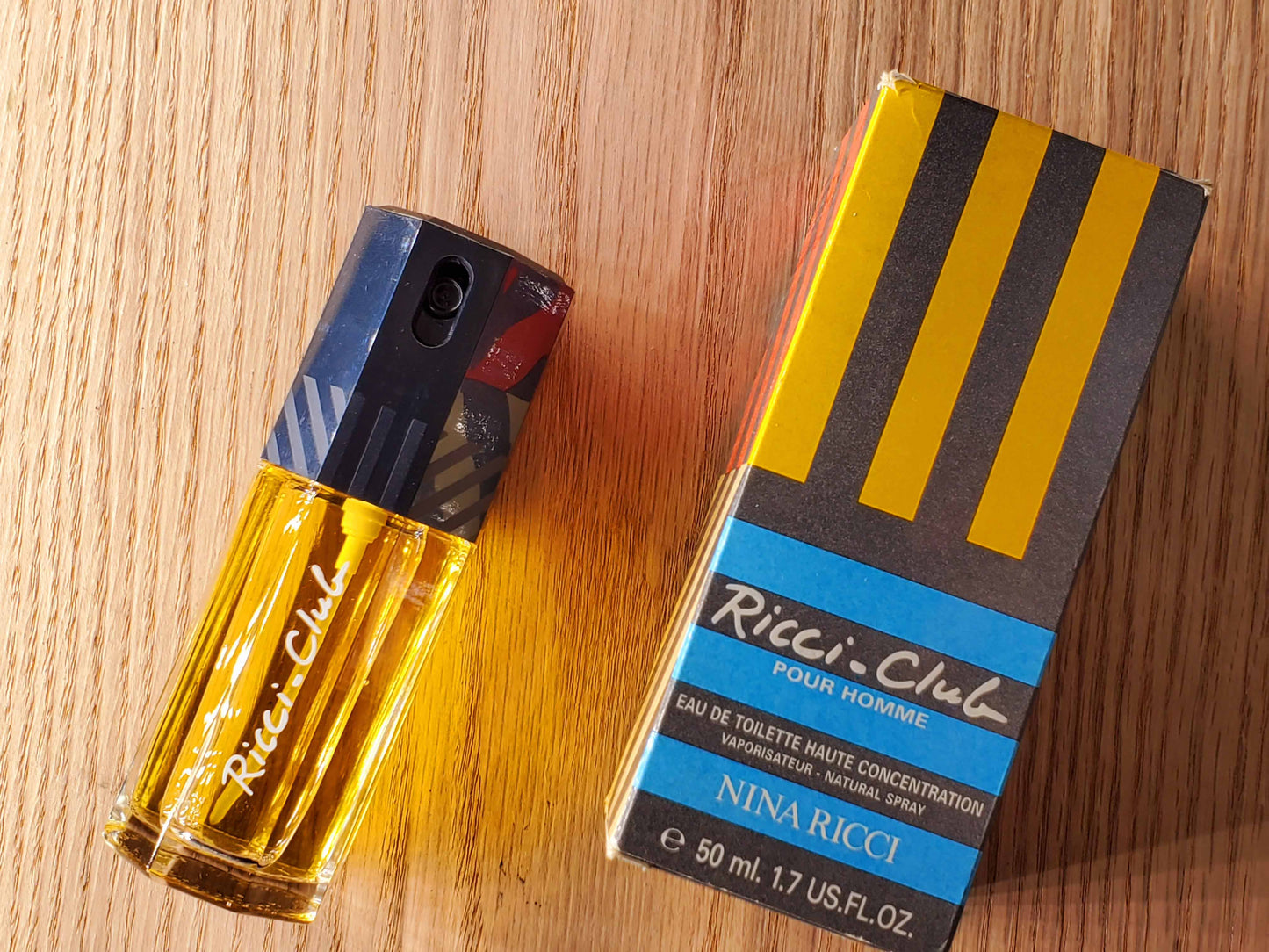 Nina Ricci Club Concentration for men EDT Spray 50 ml 1.7 oz, Vintage, Rare