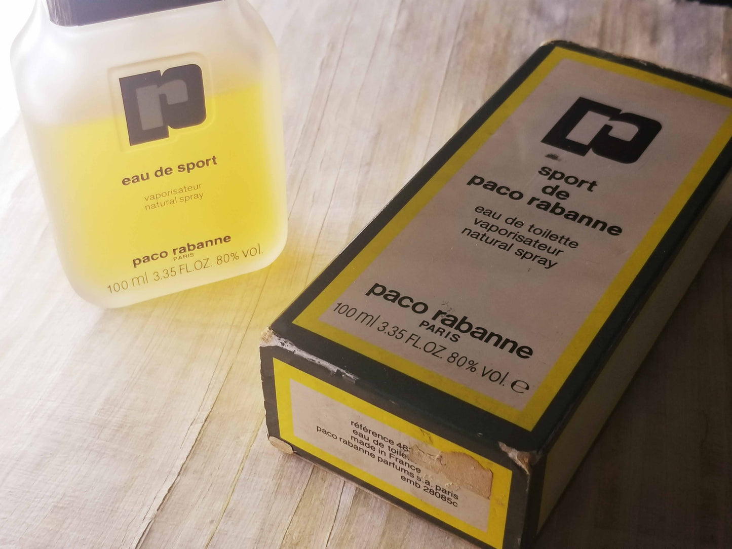 Sport de Paco Rabanne for men EDT Spray 100 ml 3.4 oz, Vintage, Rare، As Pics