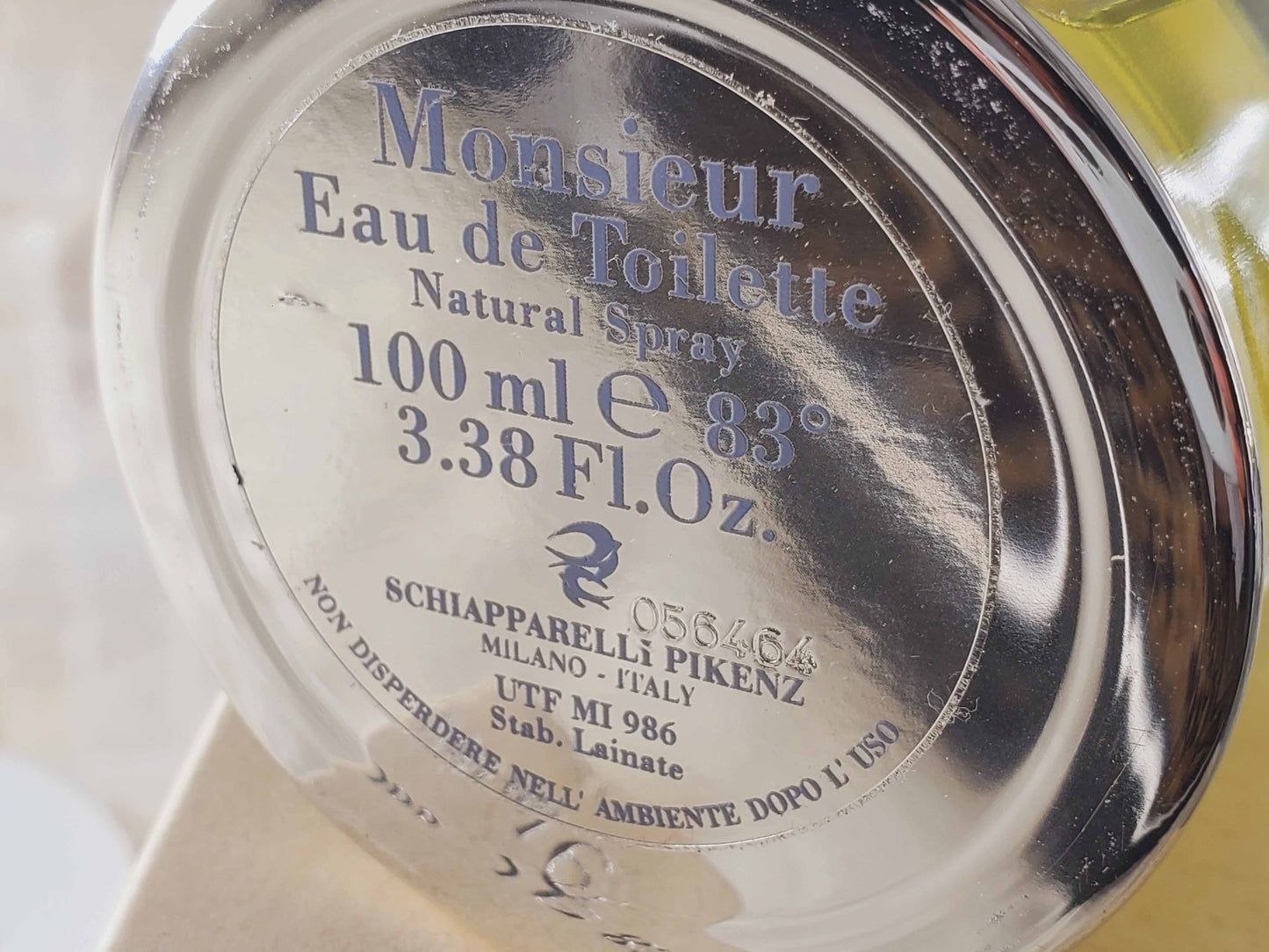 Monsieur Lancetti for men EDT Spray 100 ml 3.4 oz, Rare, Vintage