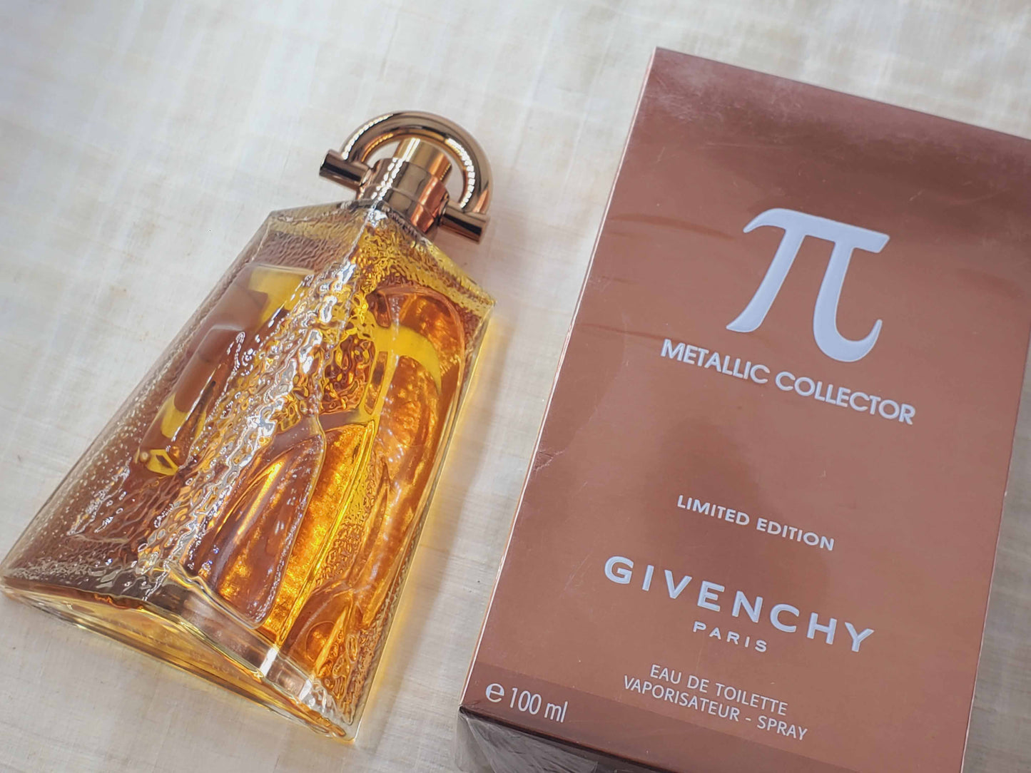 Pi Metallic Collector Givenchy for men EDT Spray 100 ml 3.4 oz, Vintage, Rare